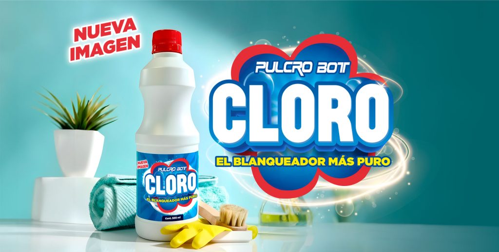Inprofarm renueva la imagen del Cloro Pulcrobot, con la misma fórmula de siempre